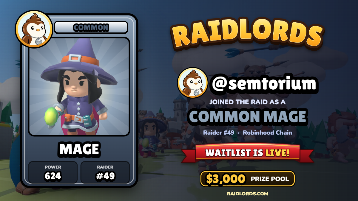 @semtorium joined the RaidLords raid