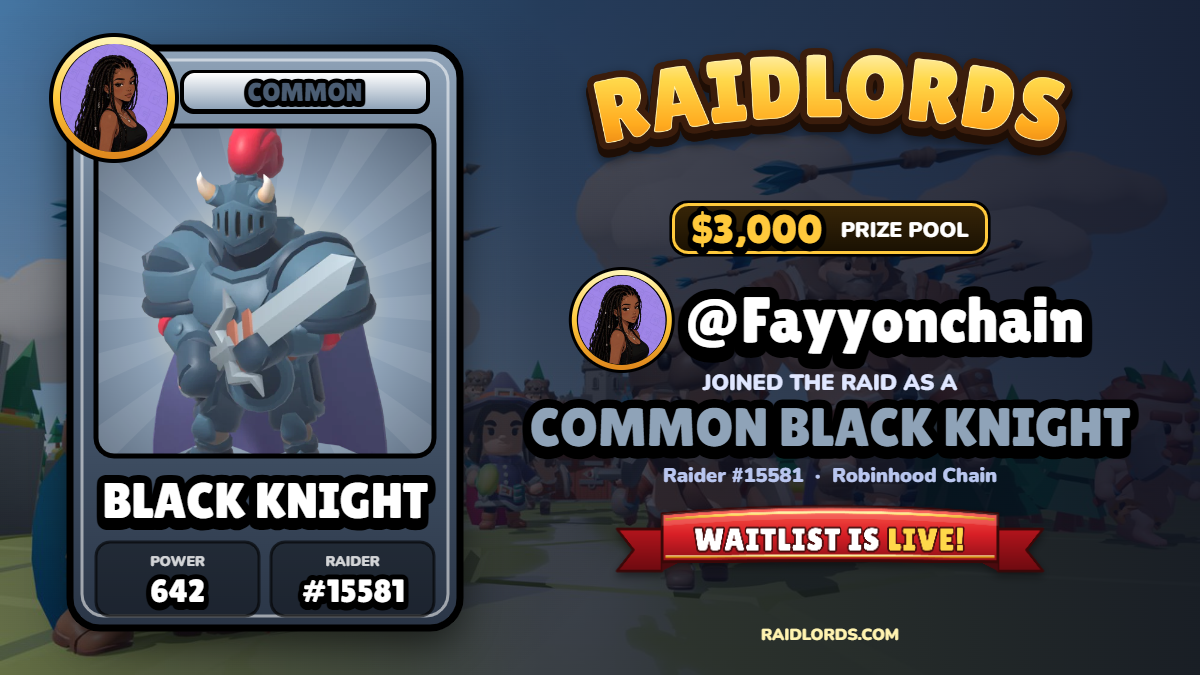 @Fayyonchain joined the RaidLords raid