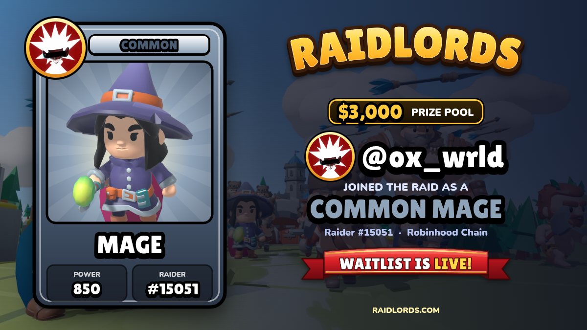@ox_wrld joined the RaidLords raid