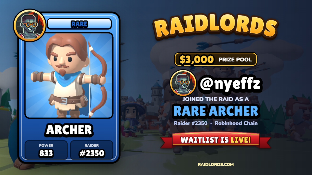 @nyeffz joined the RaidLords raid