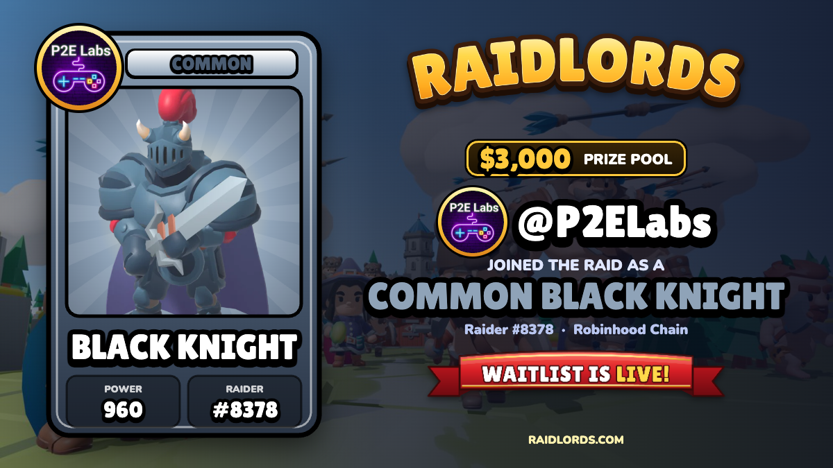 @P2ELabs joined the RaidLords raid